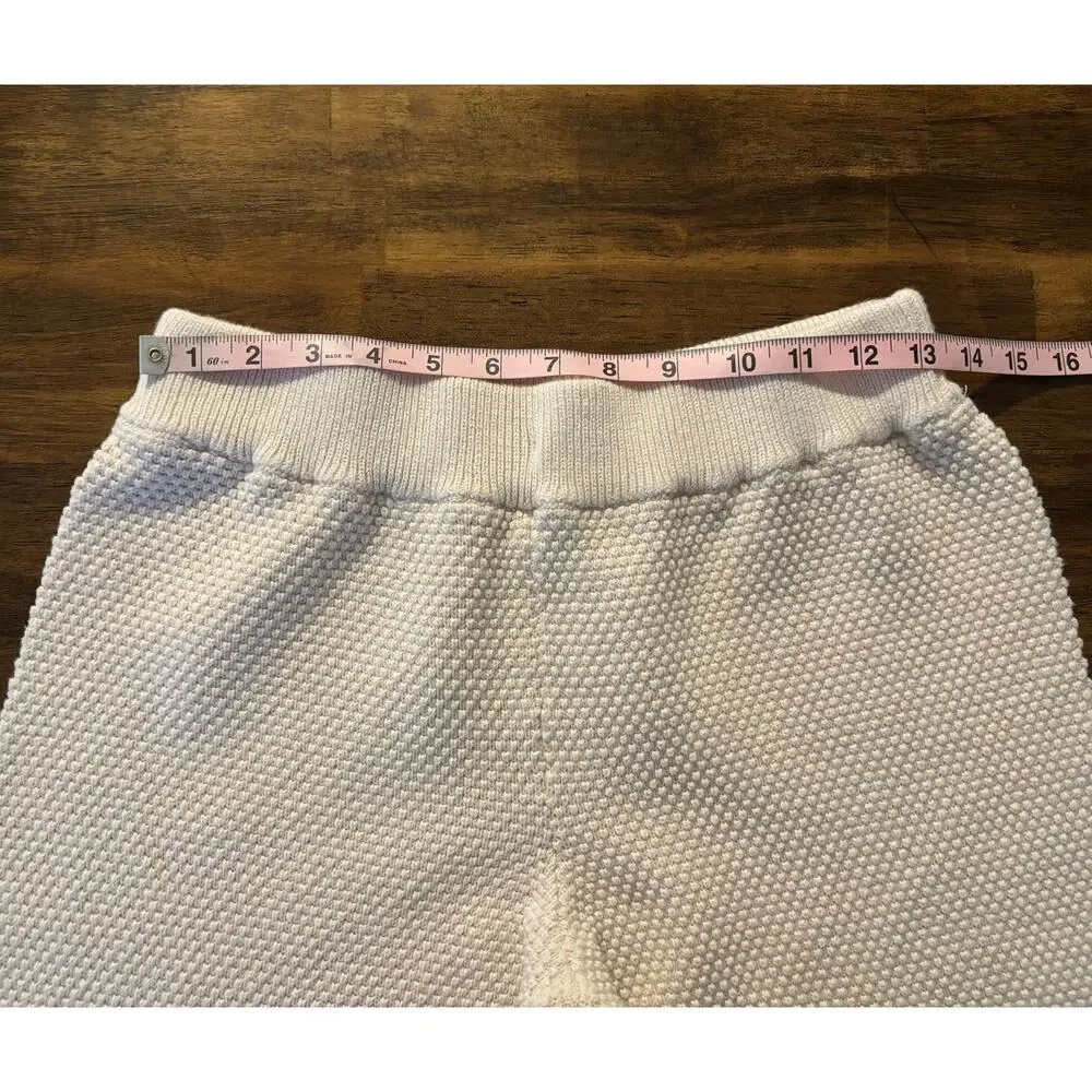 Free People Beach Size Small Pants Hailee 100% Cotton Knit Pull On Jogger Crop